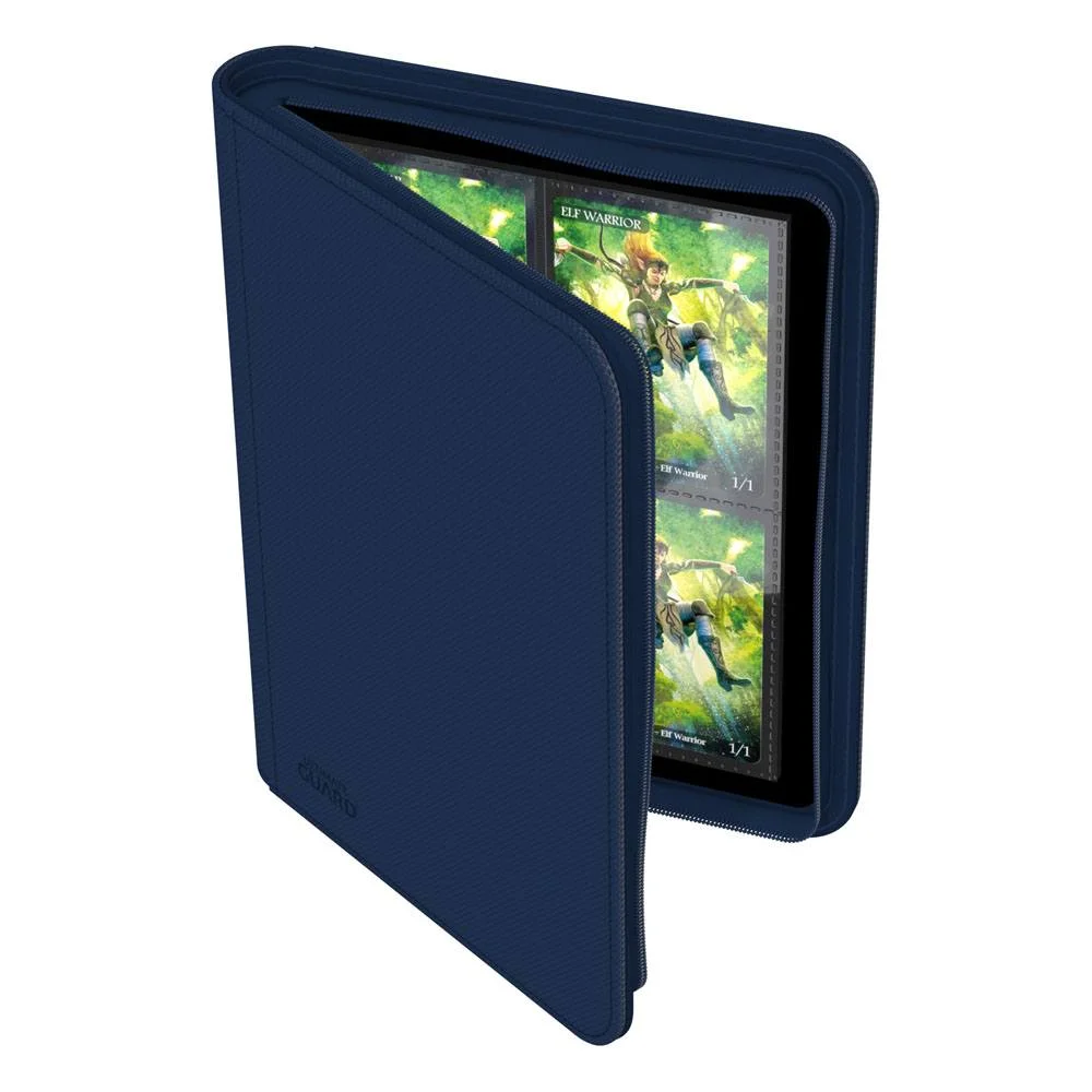 Ultimate Guard Zipfolio (160 double-sleeved cards) 8-Pocket 70 x 97 mm Xenoskin - Blue